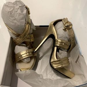 Gold heels